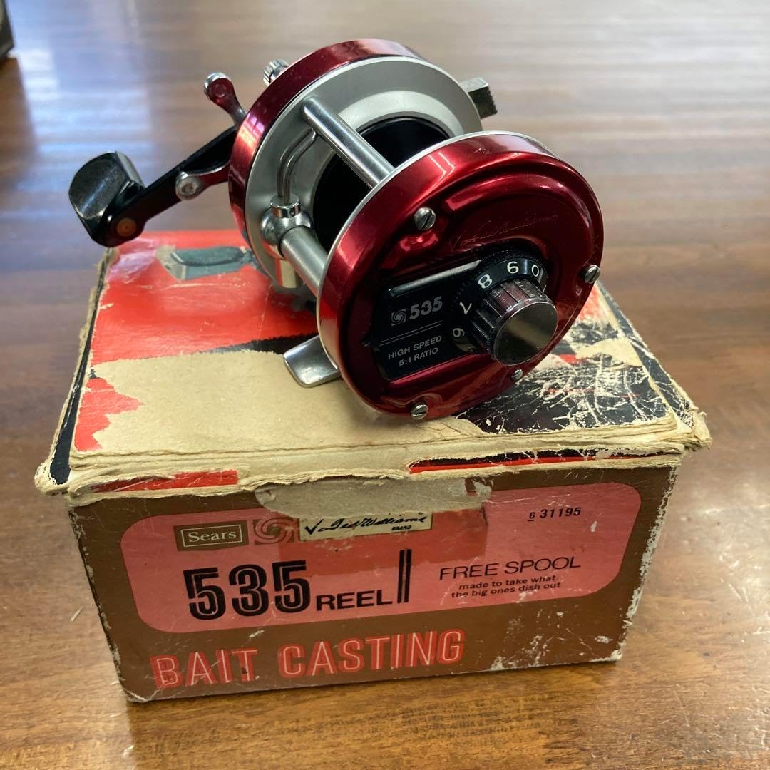 テッドウィリアムズ535ベイトリール シアーズ モデル 535 テッドウィリアムズ SEARS Ted Williams 右